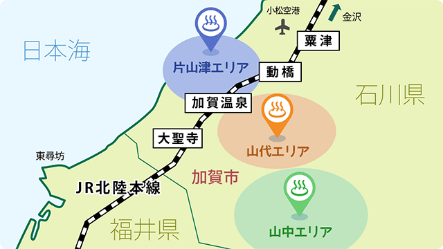 加賀エリアマップ